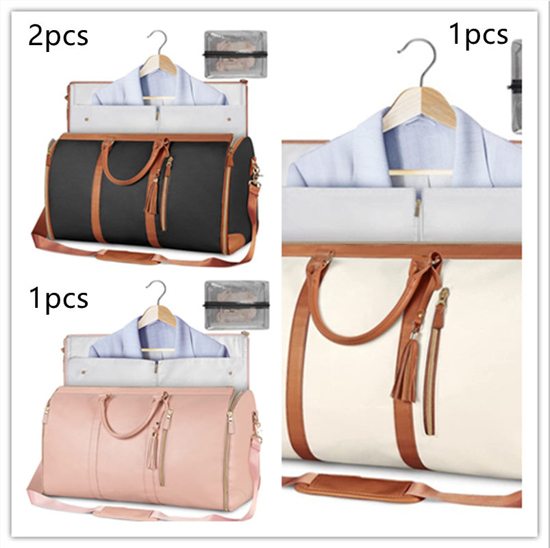 Grand sac de voyage à capacité élevée, sac à main pour femmes, sac à costume pliable, sacs à vêtements imperméables.