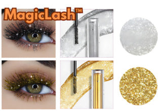 Mascara à paillettes violettes, mascara diamant, extension de cils épais et brillants, maquillage waterproof, séchage rapide, sequins pour les yeux noirs.