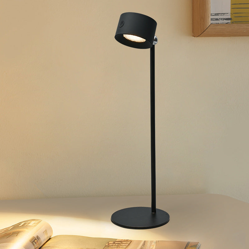 Lampe de table LED magnétique tactile rechargeable par USB, rotation à 360 degrés, sans fil, avec télécommande, lumière de bureau pour la maison, chambre à coucher, lampe de nuit murale.