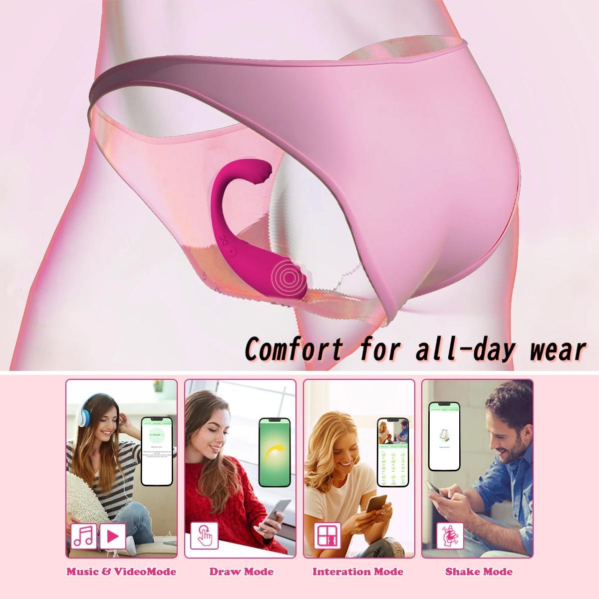 Vibromasseur vaginal à 9 vitesses contrôlé par application, masseur d'œufs vibrants pour point G, stimulateur portable, jouets de massage pour femmes et couples