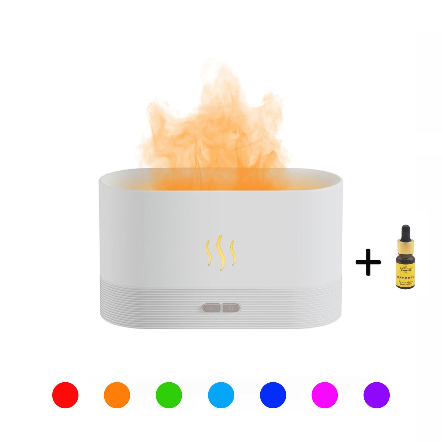 Humidificateur à ultrasons USB à flamme, meilleur vendeur de 2022, diffuseur d'arômes à LED RGB coloré.