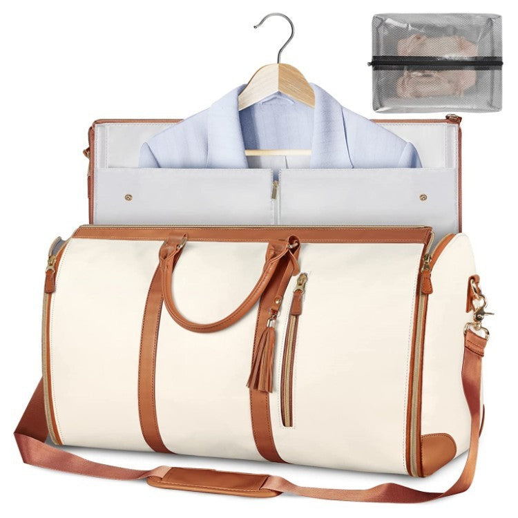 Grand sac de voyage à capacité élevée, sac à main pour femmes, sac à costume pliable, sacs à vêtements imperméables.