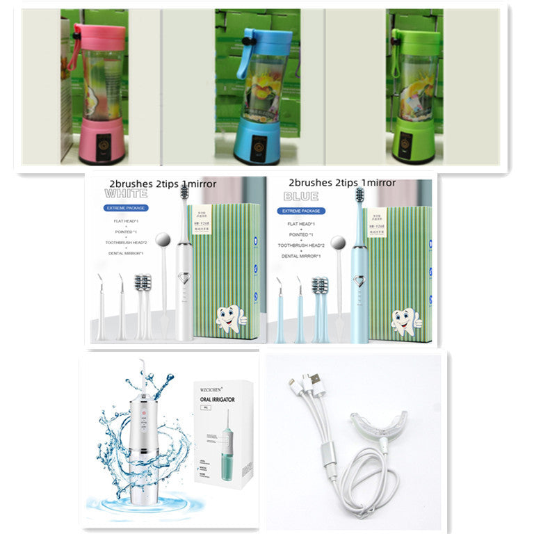 Mixeur portable avec recharge USB, mélangeur de jus de fruits de cuisine mini, extracteur de jus électrique mini portable simple pour la maison.