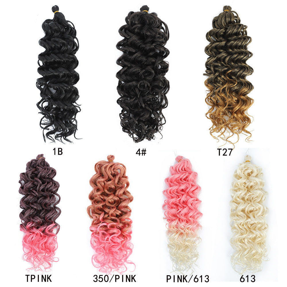 Nouvelles boucles tressées ondulées au crochet