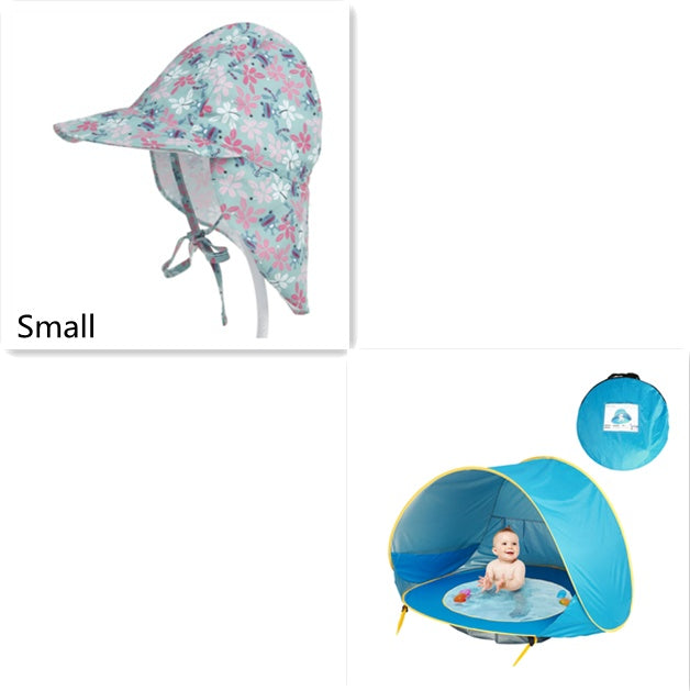 Tente de plage pour bébé, tente de camping extérieure pour enfants, facile à plier, imperméable, auvent de soleil, tente protégeant des UV.