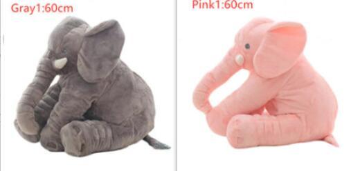 Coussin en peluche éléphant pour le confort et le sommeil des bébés.