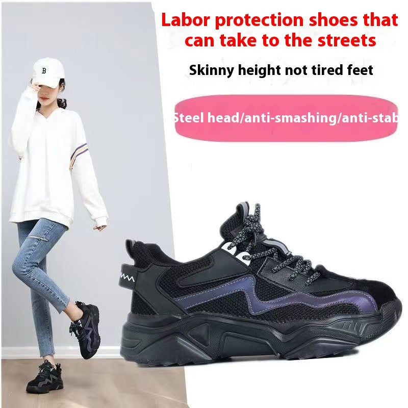 Chaussures de sécurité pour femmes à la mode et sûres.