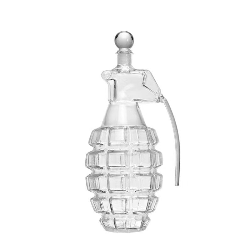 Bocal à fermentation de vin en verre de forme spéciale en forme de grenade simple.
