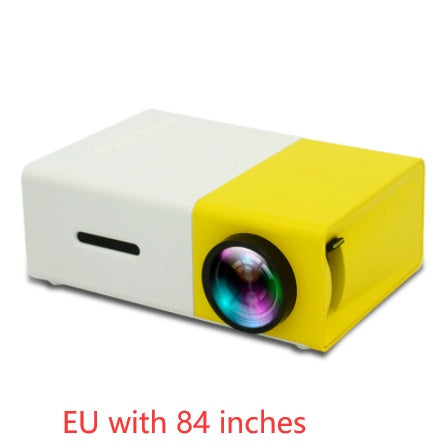 Projecteur portable 3D HD LED de cinéma à domicile compatible HDMI, projecteur audio USB YG300 mini projecteur.