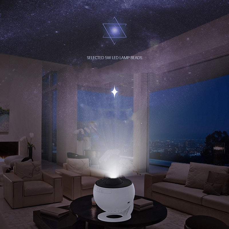 Projecteur de lumière nocturne Galaxy, projecteur de ciel étoilé, lampe de planétarium à rotation 360 pour la chambre des enfants, cadeau de la Saint-Valentin, décoration de mariage.