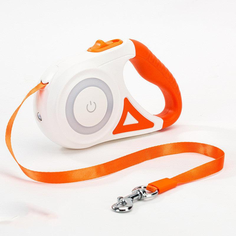 Laisse pour chien, laisse rétractable et collier pour chien, projecteur automatique, corde de traction pour animaux de compagnie, pour petits et moyens chiens, produit pour animaux de compagnie.