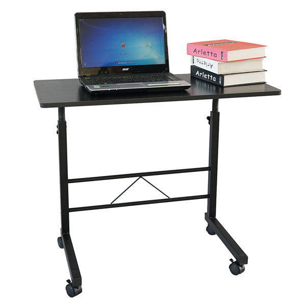 Petite table d'appoint mobile multifonction - Noir