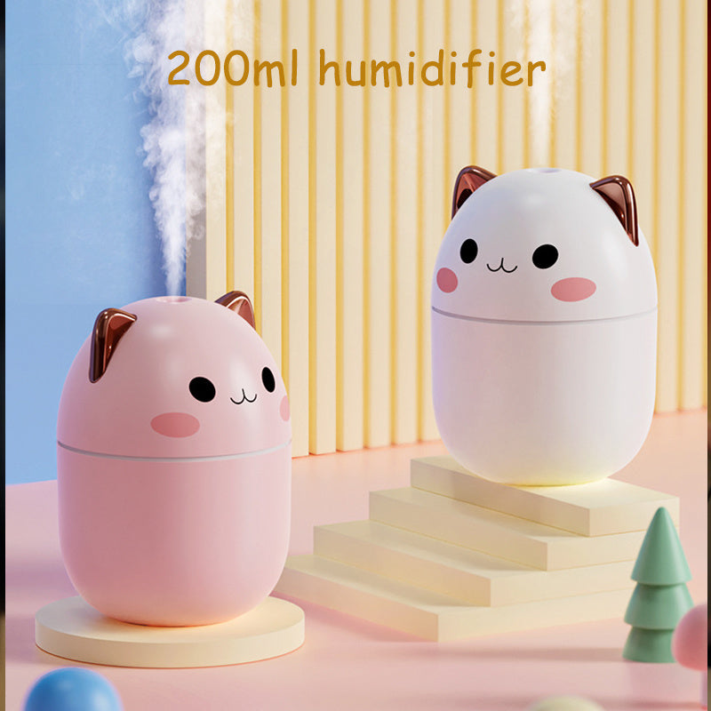Humidificateur d'aromathérapie silencieux USB avec lumière ambiante