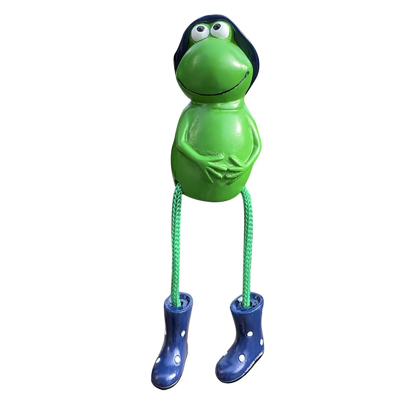 Décoration de grenouille suspendue en résine créative