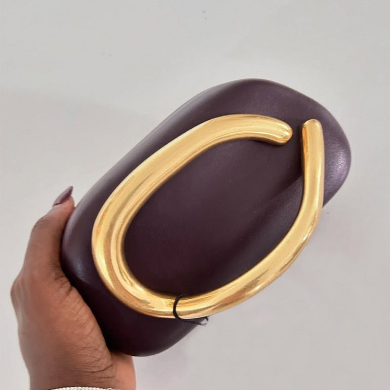 Sac à main mini en boîte ronde classique européenne et américaine pour le dîner.