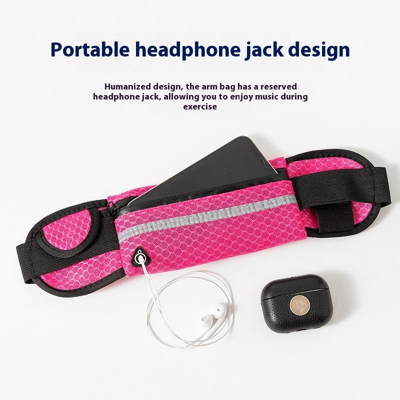 Sac de taille de sport anti-vol mobile, ajusté, invisible et respirant.