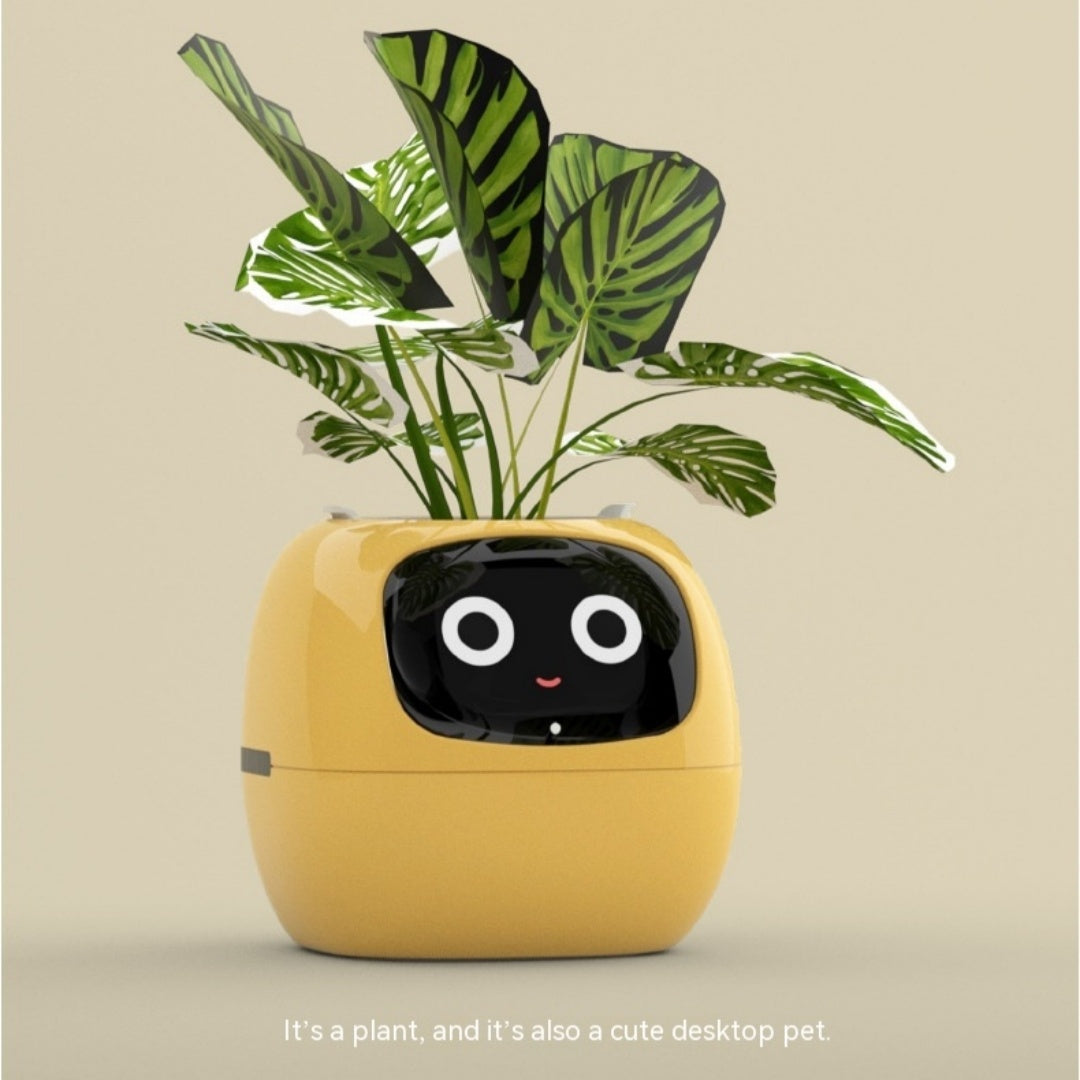 Planificateur Intelligent Amusement Inépuisable Plus de 49 Expressions Riches 7 Capteurs Intelligents et Puces AI Facilitent et Rendent Agréable la Culture des Plantes