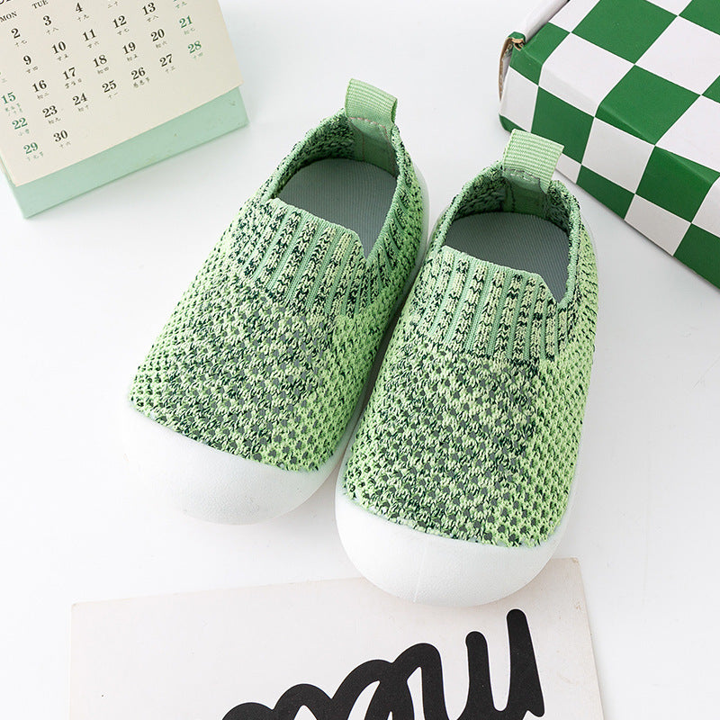 Chaussures en maille respirante à semelle souple pour enfants