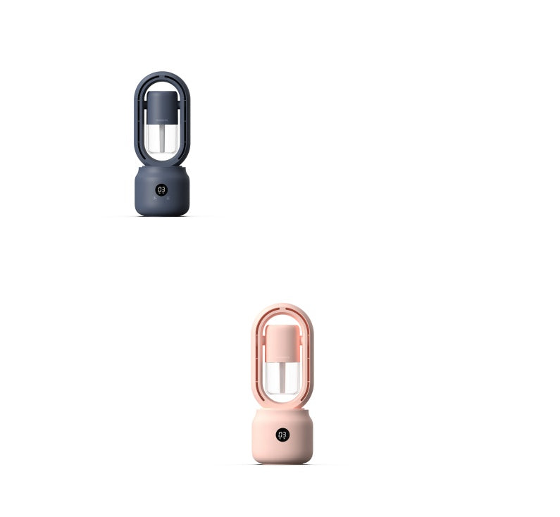 Ventilateur de table électrique à brume d'eau refroidie par l'été, humidificateur d'air portable sans pales, rechargeable par USB, ventilateur sans fil.