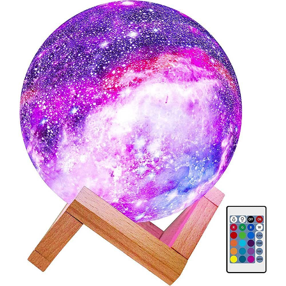 Lumière de galaxie imprimée en 3D sur la lune