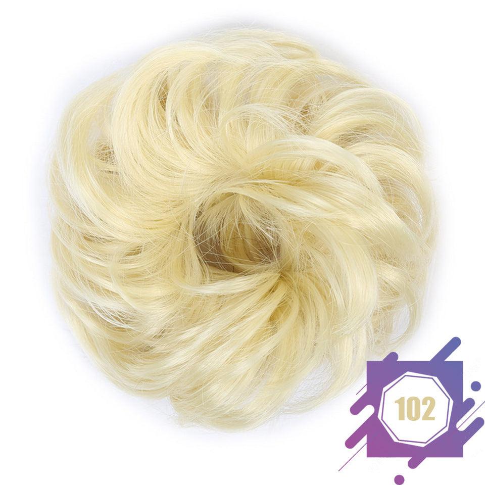 Anneau pour cheveux en forme de bourgeon en caoutchouc