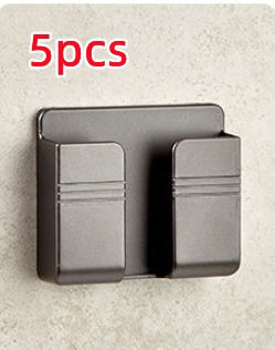 Support de rangement pour téléphone mobile avec chargeur, boîte de rangement adhésive sans perçage.