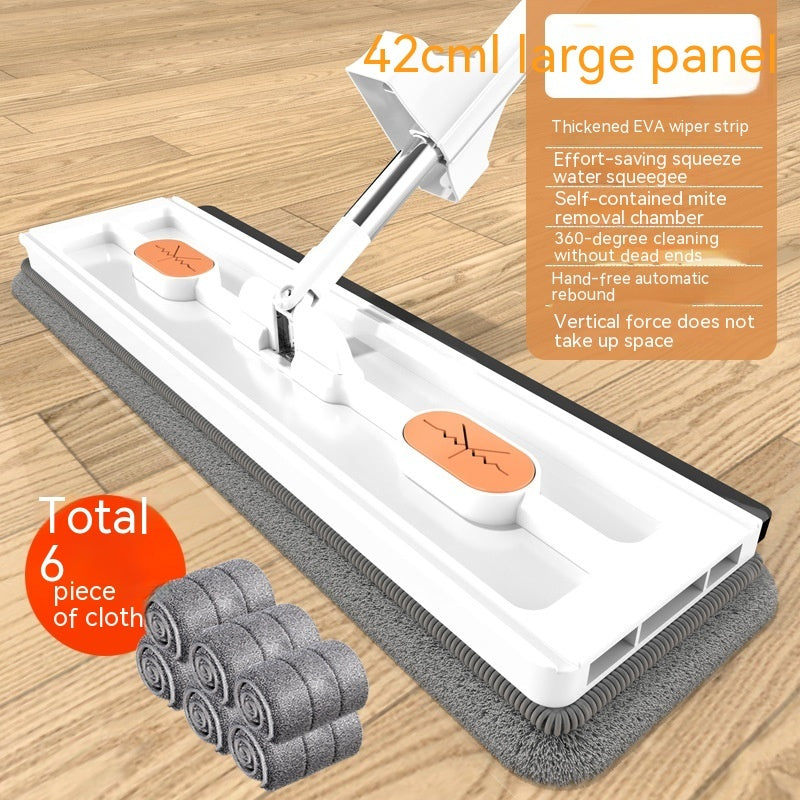 Nouveau style Grande Vadrouille Plate 360 Vadrouille Rotative Convient Différents Types Revêtement de sol Forte absorption d’eau Pour le nettoyage des sols à la maison