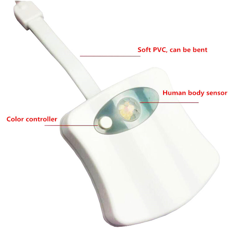 Lumière nocturne LED d'induction pour toilettes