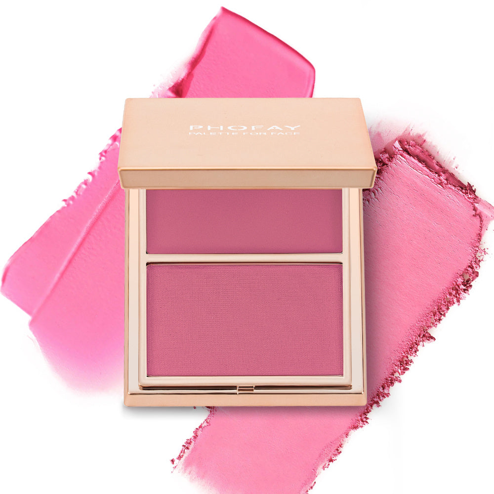 Crème et poudre blush duo PHOFAY Double-Take