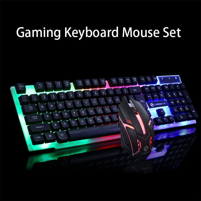 Ensemble de clavier et souris de jeu GTX300 CF LOL avec éclairage.