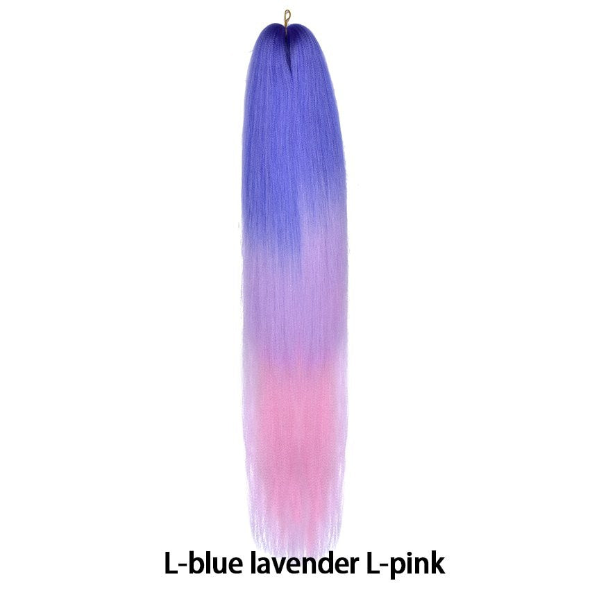 Kani Karen Silk Fibre chimique Perruque Tresse Extension de cheveux tressés Bloc de traction Grande tresse