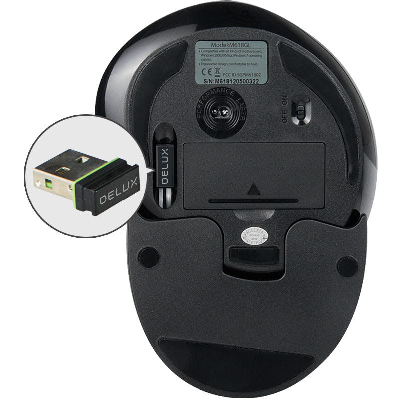 Souris verticale sans fil M 618