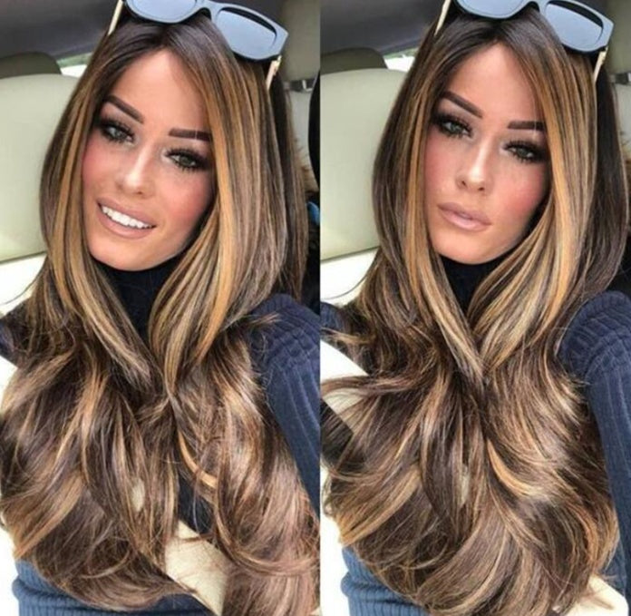 Ensemble de cheveux longs bouclés pour femmes