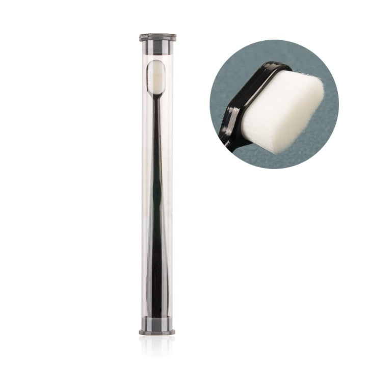 Brosse à dents ultrafin à poils super doux, brosse de nettoyage en profondeur portable pour outils de soins bucco-dentaires, soins des dents, nettoyage buccal, voyage