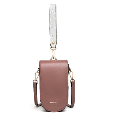 Sac pour téléphone portable version coréenne sac à main multifonctionnel en PU