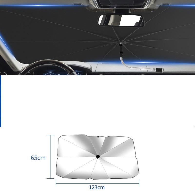 Pare-soleil pliable pour pare-brise de voiture, protection UV, isolation thermique, parasol, couverture de fenêtre avant de voiture, protecteur intérieur, gadgets d'été.