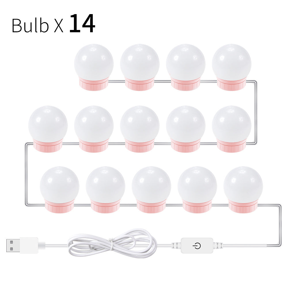 Ampoule LED pour miroir avec interrupteur tactile USB