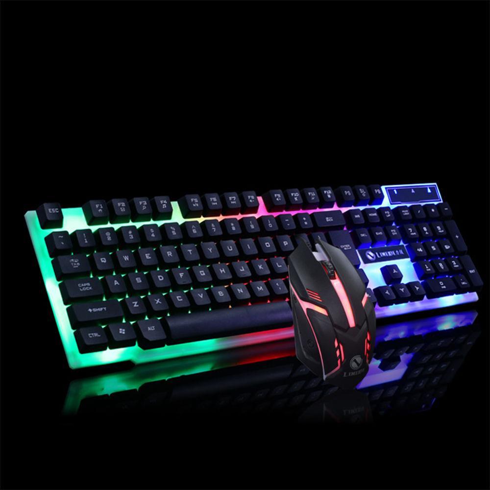Ensemble de clavier et souris de jeu GTX300 CF LOL avec éclairage.