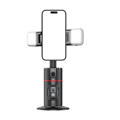 Système de suivi et stabilisateur de reconnaissance faciale intelligente à 360 degrés.