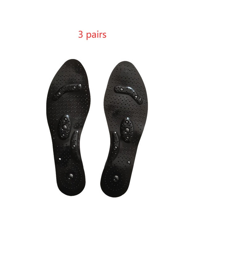 Semelle de massage en silicone transparent élastomère magnétique plus magnétique thérapie magnétique semelle de massage santé anti-fatigue