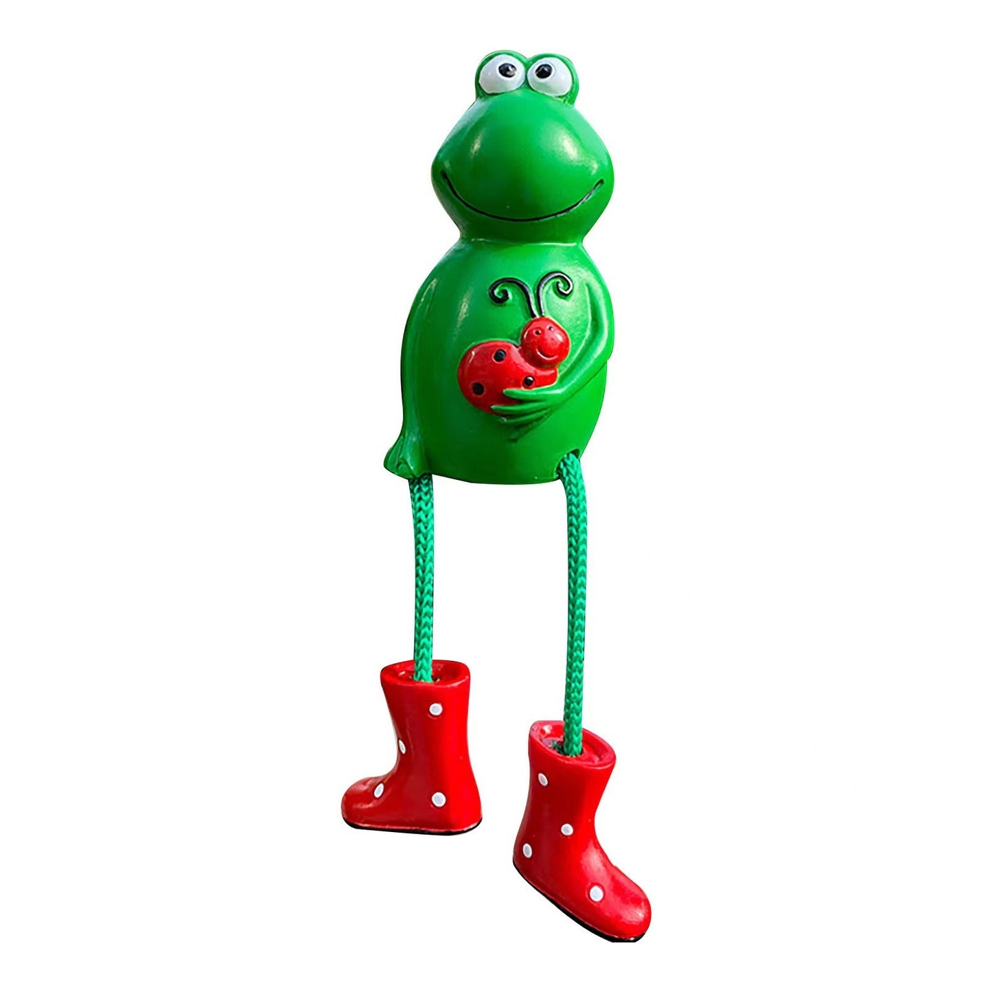 Décoration de grenouille suspendue en résine créative