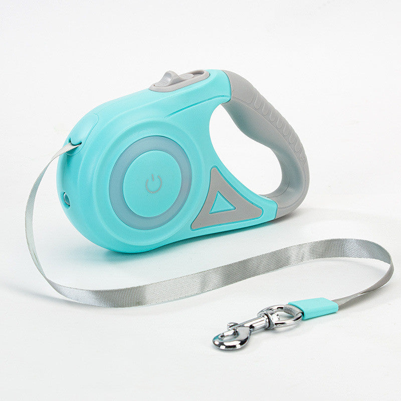 Laisse pour chien, laisse rétractable et collier pour chien, projecteur automatique, corde de traction pour animaux de compagnie, pour petits et moyens chiens, produit pour animaux de compagnie.