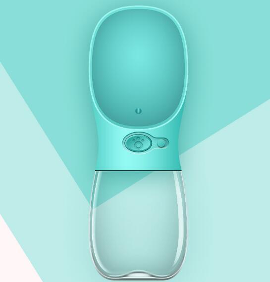Gobelet d'eau pour animaux de compagnie, bouteille d'eau portable pour l'extérieur.