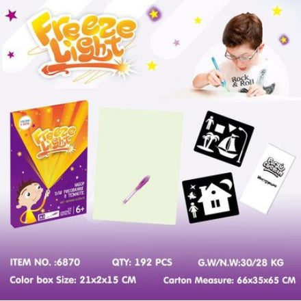 Tablette de dessin éducative 3D Magic 8 avec effets lumineux, tableau de puzzle, bloc-notes.