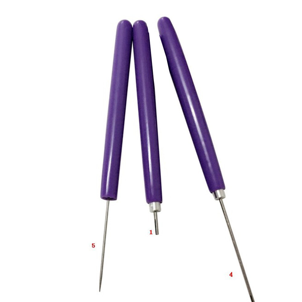 Rouleau de papier pour quilling, aiguilles longues et courtes, stylo