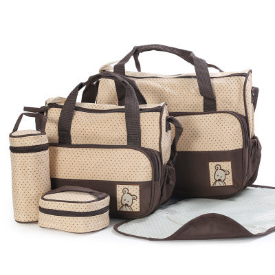 Sac à couches pour bébé, adapté pour maman, support de biberon, mère, poussette, ensembles de sacs à couches de maternité.