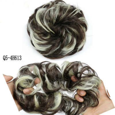 Chignon synthétique ondulé et bouclé pour femme, nouveau design tendance