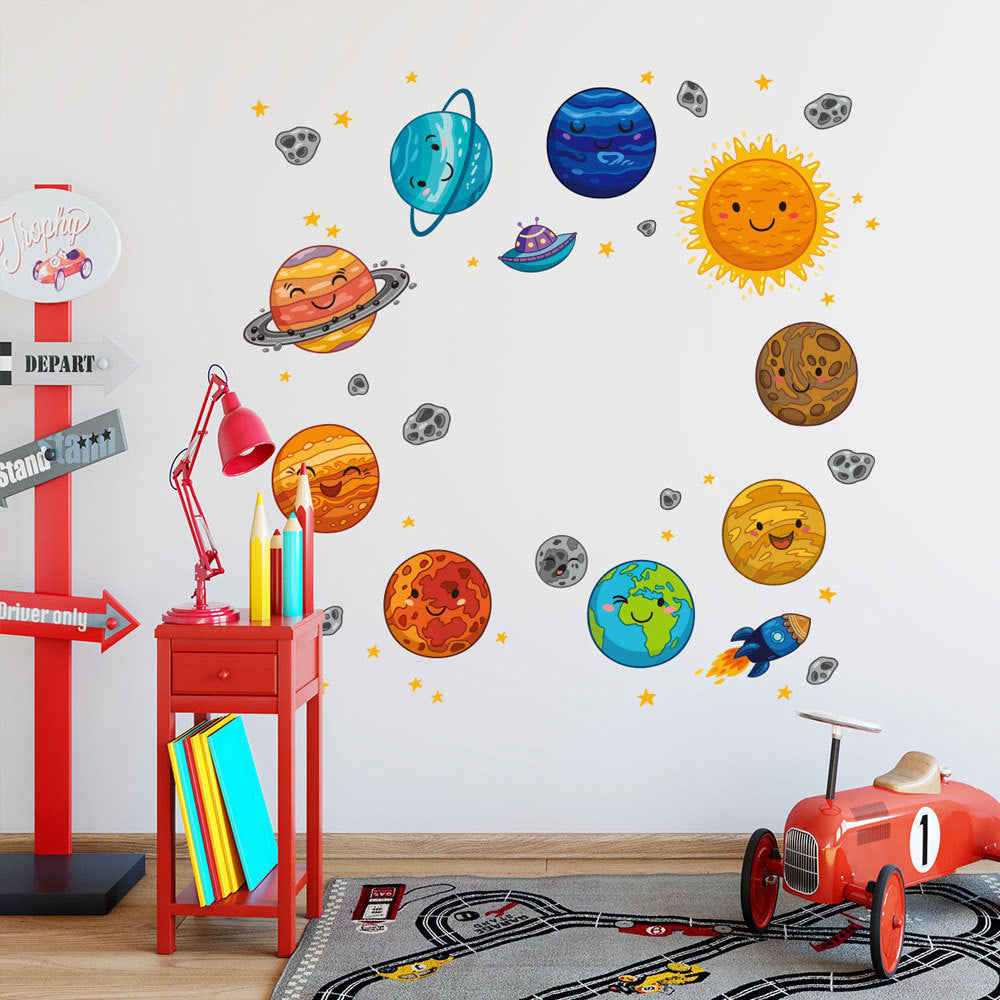 Ensemble d'autocollants muraux décoratifs pour la chambre d'enfants