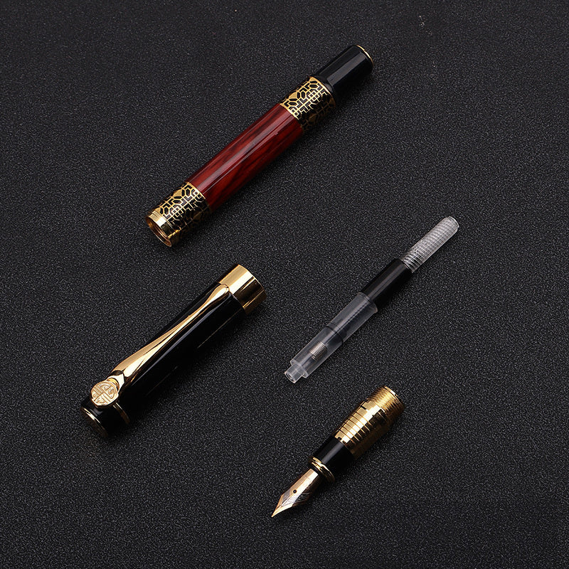 Stylo plume à encre gel en grain de bois Cadeau d'affaires