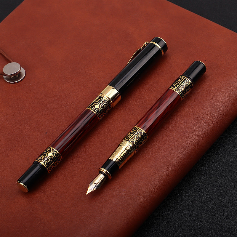 Stylo plume à encre gel en grain de bois Cadeau d'affaires